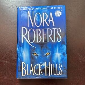 Nora Roberts 'Black Hills' Hardcover Book - Blue Cover